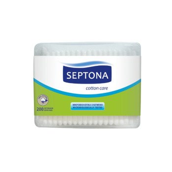 Septona Cotton Buds Rectangular Box 200 Pcs Septona Cotton Buds Rectangular Box 200 Pcs