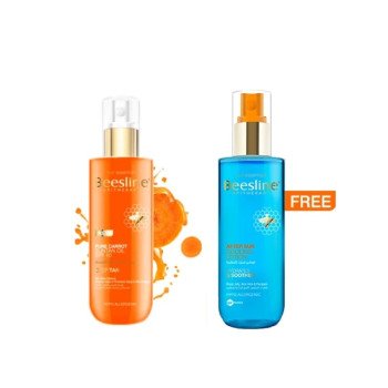 Beesline Sun Tan Oil 200ml + Beesline After Sun Cooling Lotion 200ml Free Beesline Sun Tan Oil 200ml + Beesline After Sun Cooling Lotion 200ml Free