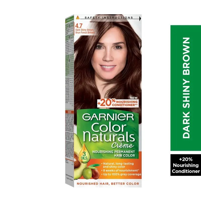Garnier Color Naturals Creme Hair Color No (4.7) Frosted Truffle Brown - 2box 33% offer Garnier Color Naturals Creme Hair Color No (4.7) Frosted Truffle Brown - 2box 33% offer