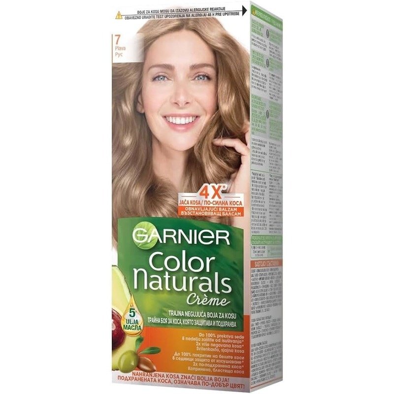 Garnier Color Naturals Creme Hair Color No (7.0) Blonde - 2box 33% offer Garnier Color Naturals Creme Hair Color No (7.0) Blonde - 2box 33% offer