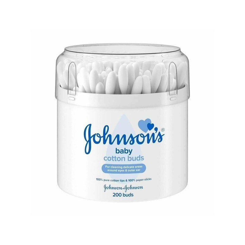 Johnson's Baby Cotton Buds 200 Pcs Johnson's Baby Cotton Buds 200 Pcs