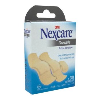 Nexcare Durable Fabric Bandages 30 Pcs Nexcare Durable Fabric Bandages 30 Pcs