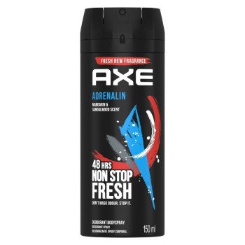 Axe Adrenalin Deodorant Spray 48h for men 150ml Axe Adrenalin Deodorant Spray 48h for men 150ml