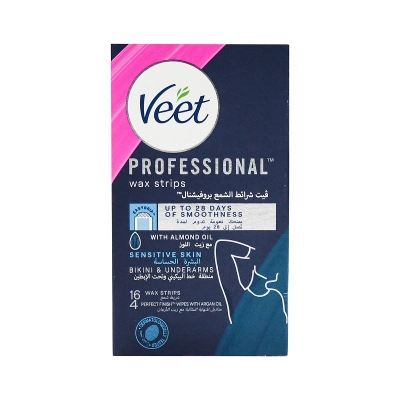 Veet Veet Sensitive Skin Underarms Wax Strips 16 Strips