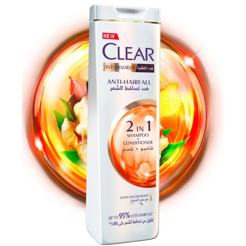 Clear Anti-Dandruff Anti-Hair Fall 2 in 1 shampoo 360ml