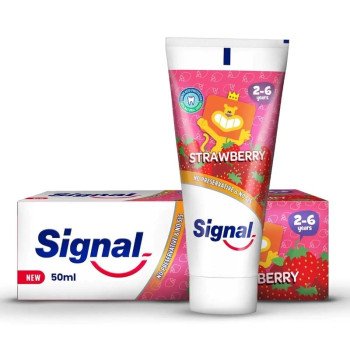 Signal 2-6 Years Strawberry Toothpaste 50ml Signal 2-6 Years Strawberry Toothpaste 50ml