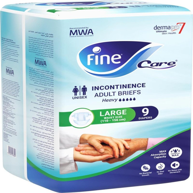 Fine Care Unisex Large 9 Briefs