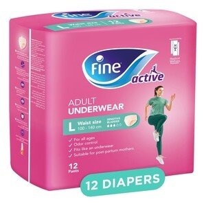 Fine Care Active Adult Pull Up Large 12 Fine Care Active Adult Pull Up Large 12