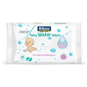 Higeen Baby Water Wipes 66 Wipes Higeen Baby Water Wipes 66 Wipes