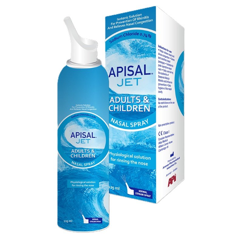 Apisal Jet Adults & Children Nasal Spray 125ml