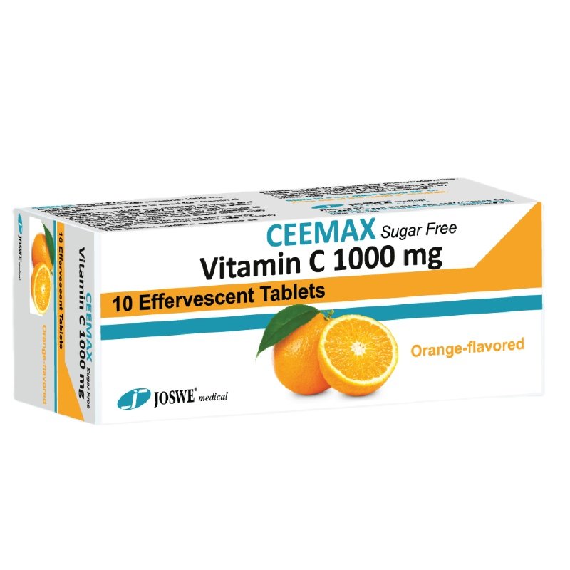Cee Max Sugar Free Vitamin C 1000 Mg 10 Effervescent Tablets Cee Max Sugar Free Vitamin C 1000 Mg 10 Effervescent Tablets