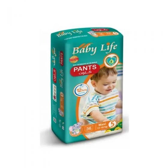 Baby Life Pants No(5) Maxi 11-18Kg 36 Pants Baby Life Pants No(5) Maxi 11-18Kg 36 Pants