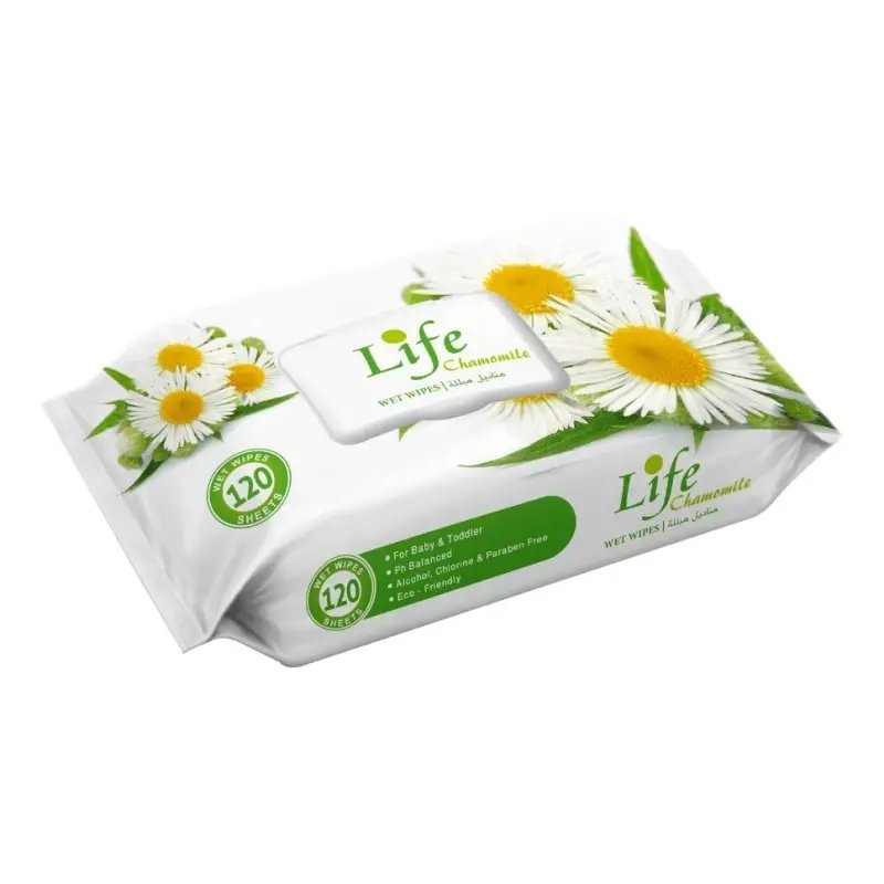 Baby Life Chamomille Wet Wipes 120 Wipes Baby Life Chamomille Wet Wipes 120 Wipes
