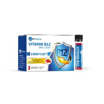 BTPharma Vitamin B12 (1000 µg / 10 ml) Oral Liquid BTPharma Vitamin B12 (1000 µg / 10 ml) Oral Liquid
