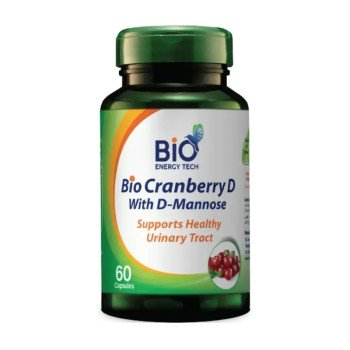 Bio Energy Tech Cranberry D With D-Mannose 60 Capsules Bio Energy Tech Cranberry D With D-Mannose 60 Capsules