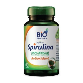 Bio Energy Tech Organic Spirulina 60 Capsules Bio Energy Tech Organic Spirulina 60 Capsules