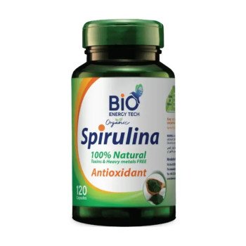 Bio Energy Tech Organic Spirulina 120 Capsules Bio Energy Tech Organic Spirulina 120 Capsules