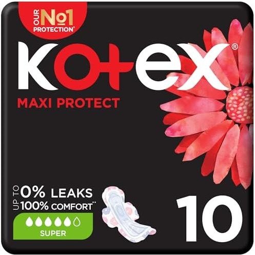 Kotex 100 % Comfort Super 10 Pads Kotex 100 % Comfort Super 10 Pads