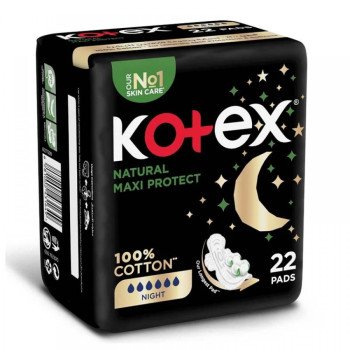 Kotex Natural Night 22 Pads Kotex Natural Night 22 Pads