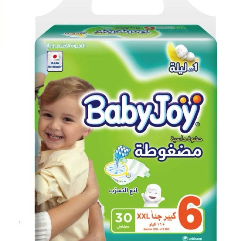 Baby Joy Junior Plus Size (6) 30 Diapers