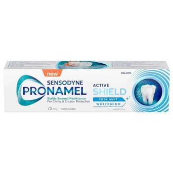 Sensodyne Pronamel Active Shield Cool Mint Whitening Toothpaste 75 Ml Sensodyne Pronamel Active Shield Cool Mint Whitening Toothpaste 75 Ml