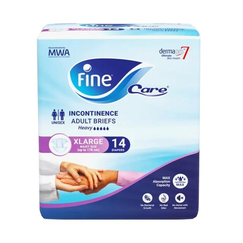 Fine Care Adult Briefs Unisex X-Larg 14 Diapers