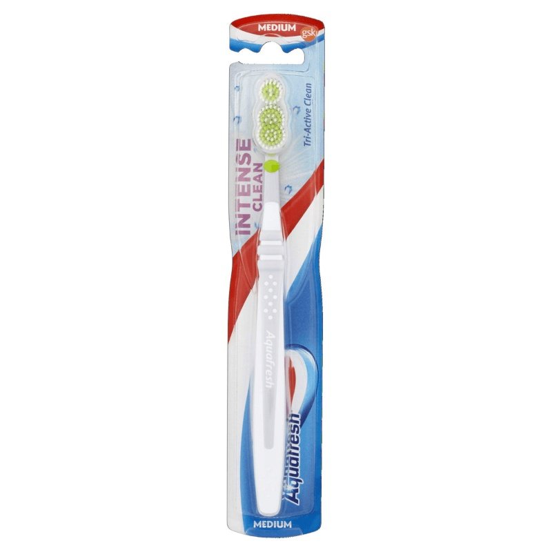Aquafresh Intense Clean Tri-Active Clean Medium Toothbrush Aquafresh Intense Clean Tri-Active Clean Medium Toothbrush