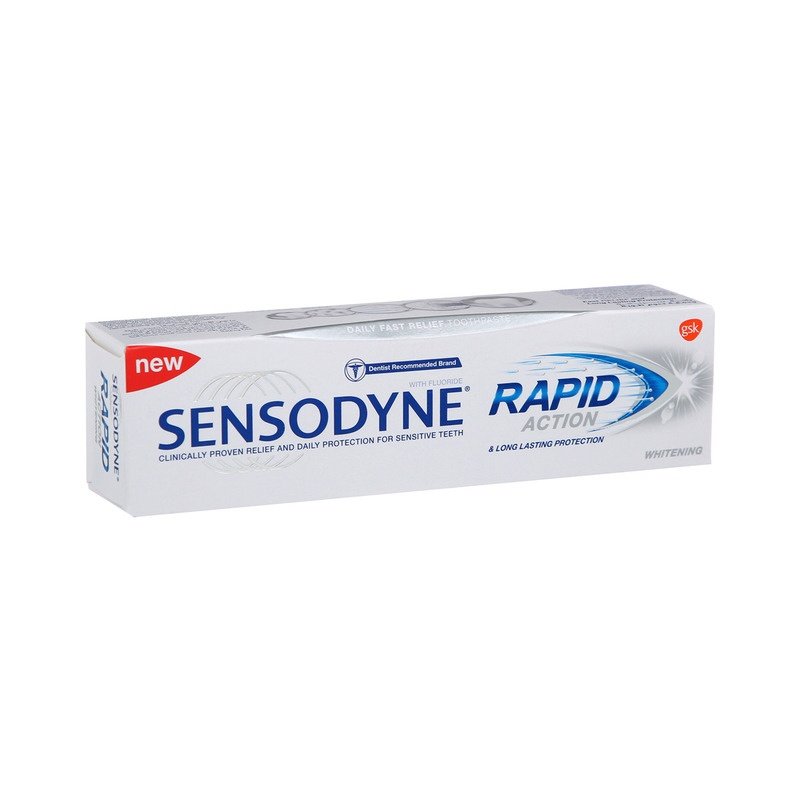 Sensodyne Rapid Action Whitening Toothpaste 75Ml