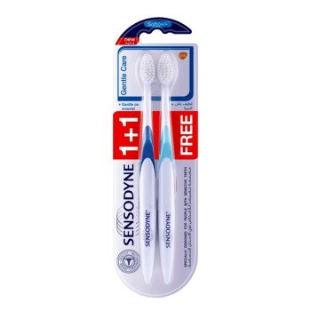 Sensodyne Gentle Care Soft Toothbrush 1+1 Free Sensodyne Gentle Care Soft Toothbrush 1+1 Free