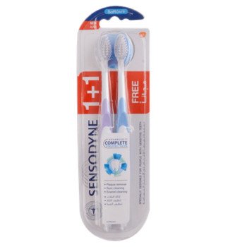 Sensodyne Complete Protection Soft Toothbrush 1+1 Free Sensodyne Complete Protection Soft Toothbrush 1+1 Free