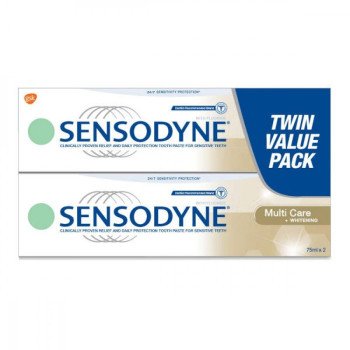 Sensodyne Multi Care & Whitening Toothpaste 75Ml Twin Value Pack Sensodyne Multi Care & Whitening Toothpaste 75Ml Twin Value Pack