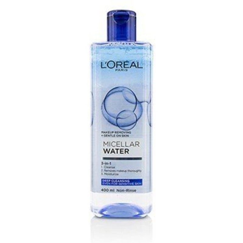 Loreal Micellar Water 3 In 1 Deep Cleansing For Sensative Skin 400Ml Loreal Micellar Water 3 In 1 Deep Cleansing For Sensative Skin 400Ml