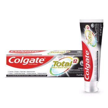 Colgate Total 12 Charcoal Toothpaste 75ml Colgate Total 12 Charcoal Toothpaste 75ml