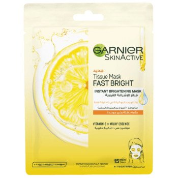Garnier Skinactive Fast Bright Instant Bright Tissue Mask with Vitamin C Garnier Skinactive Fast Bright Instant Bright Tissue Mask with Vitamin C