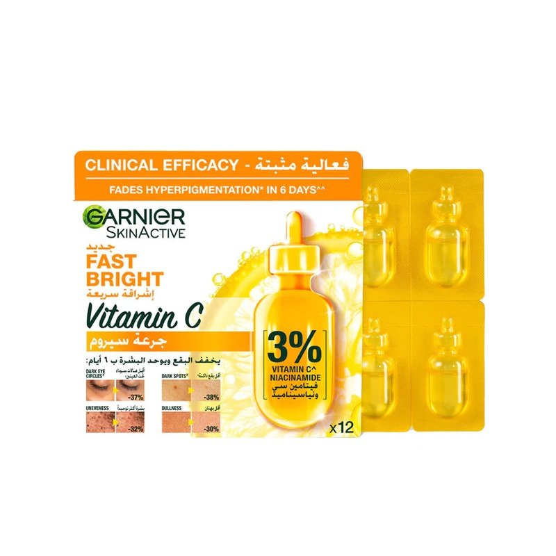 Garnier Skinactive Fast Bright Vitamin C Ampoule 1.5mlx12 Garnier Skinactive Fast Bright Vitamin C Ampoule 1.5mlx12