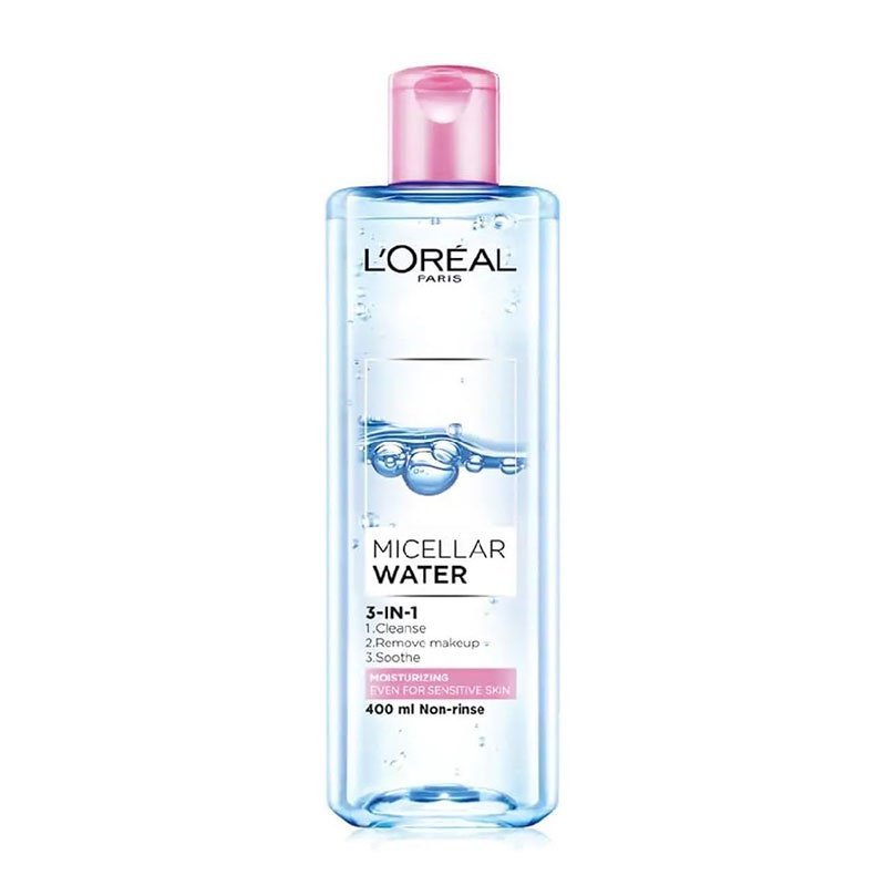Loreal Micellar Water 3 In 1 Moisturizing For Sensative Skin 400Ml Loreal Micellar Water 3 In 1 Moisturizing For Sensative Skin 400Ml