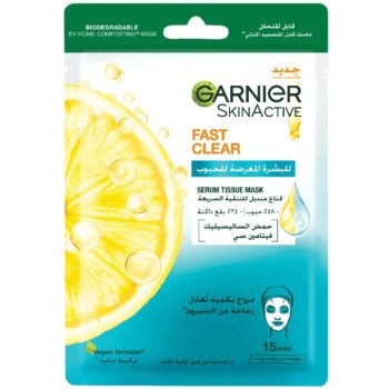 Garnier Skinactive Fast Clear Serum Tissue Mask Garnier Skinactive Fast Clear Serum Tissue Mask