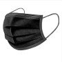Face Mask Disposable, 3Ply - Earloops Type, Black Color 50 Masks Face Mask Disposable, 3Ply - Earloops Type, Black Color 50 Masks