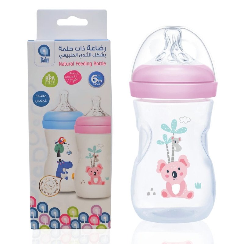 Ababy Natural Feeding Bottle 6+M 240 Ml Ababy Natural Feeding Bottle 6+M 240 Ml
