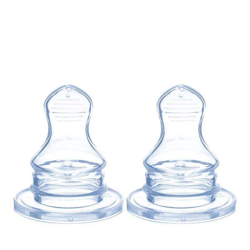 Optimal Orthodontic Silicone Nipple 0m+ 2Pcs