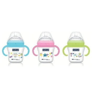 Optimal Mamilla Extra Wide Neck With Handle Double Anti Colic 6m+ 300 ml ( Blue-Pink-Green) Optimal Mamilla Extra Wide Neck With Handle Double Anti Colic 6m+ 300 ml ( Blue-Pink-Green)