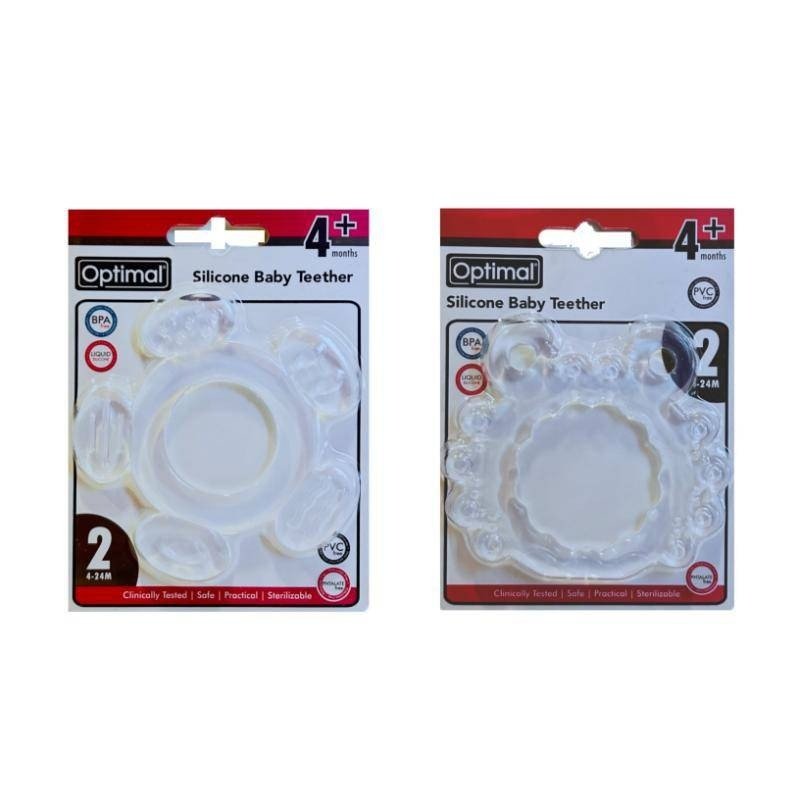 Optimal Silicone Baby Teether 4m+