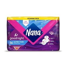 Nana Ultra Wings Night Economy Pack 20 Pads Nana Ultra Wings Night Economy Pack 20 Pads