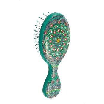 Wet Brush Mini Detangler - Green Mandala Wet Brush Mini Detangler - Green Mandala