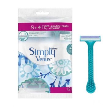 Gillette Simply Venus Disposable Blades 8 + 4 Free Gillette Simply Venus Disposable Blades 8 + 4 Free