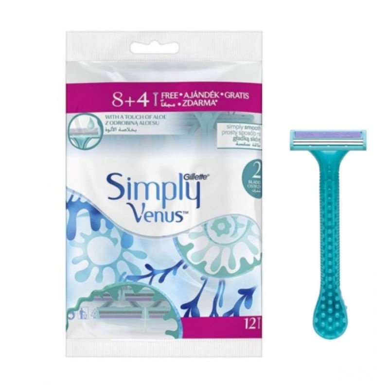 Gillette Simply Venus Disposable Blades 8 + 4 Free