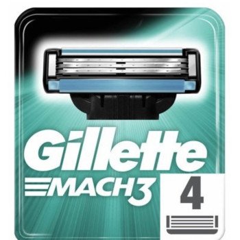 Gillette Mach3 Razor Blades 4 Count Gillette Mach3 Razor Blades 4 Count
