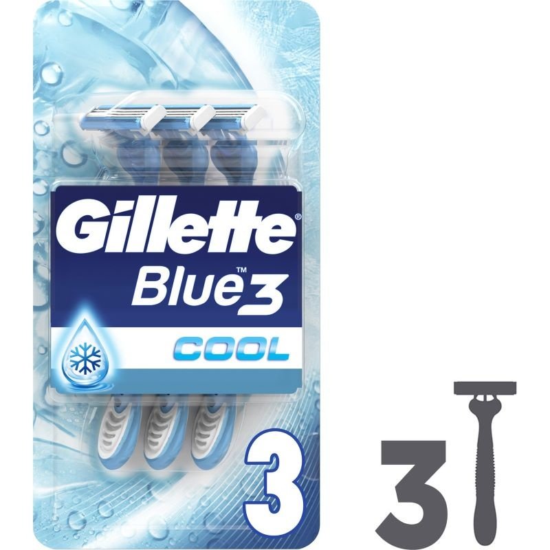 Gıllette Blue3 Cool Disposable Blade 3 Blades