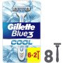 Gillette Blue3 Cool Disposable Razors 6+2 Count Gillette Blue3 Cool Disposable Razors 6+2 Count