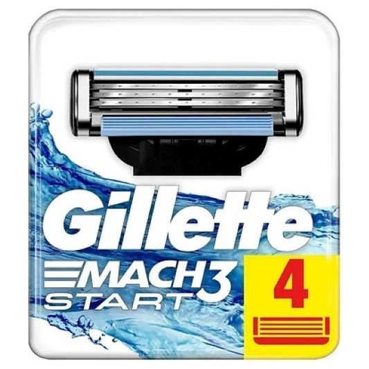 Gillette Mach3 Start Razor Blades 4 Count